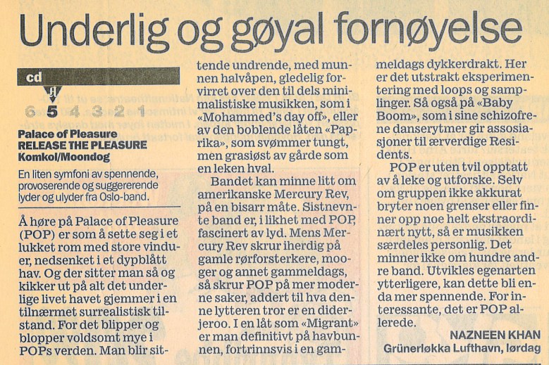 Anmeldelse Release the pleasure